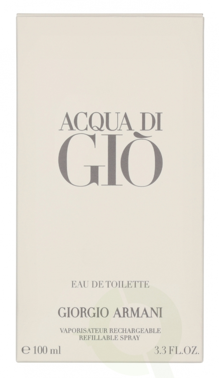 Armani Acqua Di Gio Pour Homme Edt Spray Refillable 100 ml
