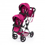 Bayer Twin Pram - Neo - Pink (26267AA)