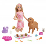 Barbie Doll and Newborn Pups Playset (HCK75) Barbie Doll and Newborn Pups Playset (HCK75)