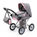 Bayer Dolls Pram - City Star - Grey (13633AA)