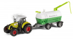 Bull Tractor with large trailer 1:32, assorted (41856)
