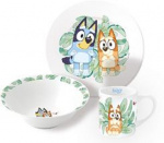 Bluey Stor - 3-Piece Ceramic Gift Set - Bluey (88055)