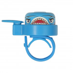 Crazy Safety Blue Shark Bicycle Bell for Kids - Blue - One size