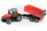 Bruder Massey Ferguson 7480 with tipping trailer (02045)