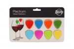 Winkee Drinks Markers - Plectrum Glass Markers - Set of 8