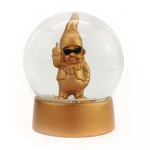 Winkee Snow Globe - Snow Globe Gnome - Gold