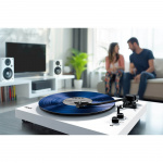 MIXX Record Player Vinyl Incl Speakers System 5 Stereo White - Fyndvara 