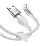 STATIK Cable PowerPivot Pro Nylon Braided USB-C To USB-C White 1m STATIK Cable PowerPivot Pro Nylon Braided USB-C To USB-C White 1m