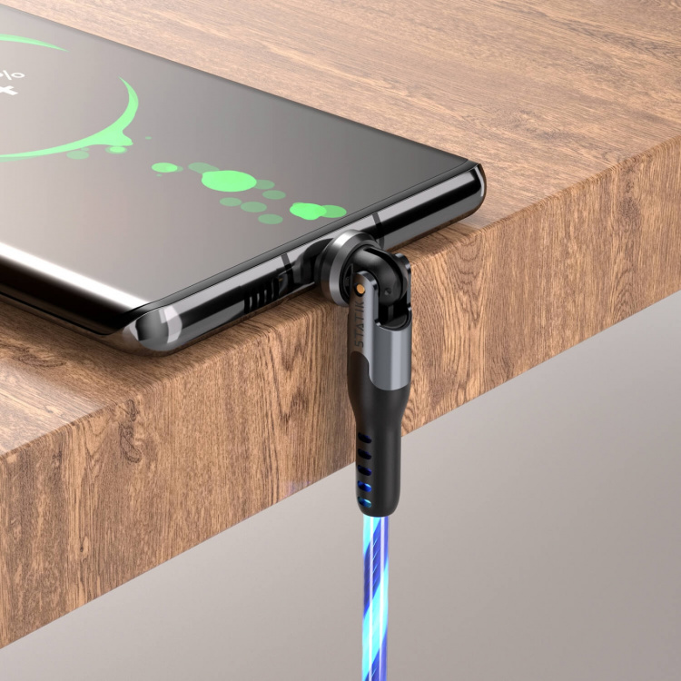 STATIK Cable PowerPivot Pro Glowing LED USB-C To USB-C 1m