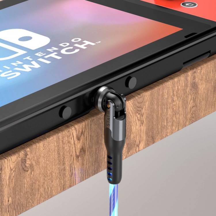 STATIK Cable PowerPivot Pro Glowing LED USB-C To USB-C 1m STATIK Cable PowerPivot Pro Glowing LED USB-C To USB-C 1m