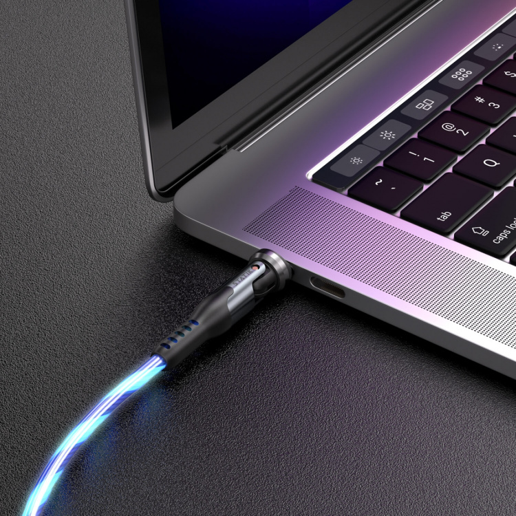 STATIK Cable PowerPivot Pro Glowing LED USB-C To USB-C 1m STATIK Cable PowerPivot Pro Glowing LED USB-C To USB-C 1m