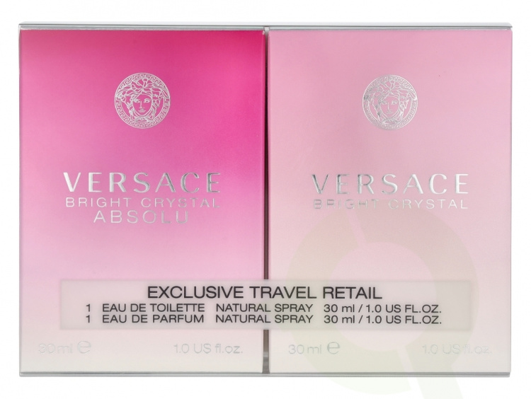 Versace Bright Crystal Absolu Giftset 60 ml Edt Spray 30ml/Edp Spray 30ml
