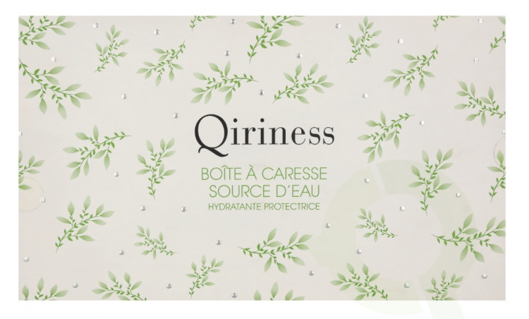 Qiriness Boite A Caresse Source D\'eau Set 100 ml Caresse Source d\'Eau Cream 50ml/Balm Divin 30ml/Vitamin Wrap 20ml