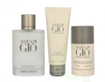 Armani Acqua Di Gio Pour Homme Giftset 250 ml Edt Spray 100ml/Body Shampoo 75ml/Deo Stick 75gr
