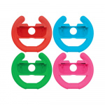 Oniverse Pack of 4 Racing wheel controller holders - Blue/Red/Green/Pink
