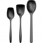 Rosti NEW Classic kitchen spoons, Set of 3 - Carbon Black