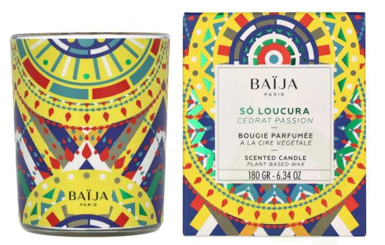 Baija Paris Baija So Loucura Scented Candle 180 g Citron Passion Fruit