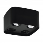 Eglo Caminales-Z ceiling lamp black 24x24 - RGB + TW - Zigbee, Bluetooth