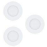 Eglo Set of 3x Fueva-Z Recessed Lights, White Ø8.5 - TW - Zigbee, Bluetooth Eglo Set of 3x Fueva-Z Recessed Lights, White Ø8.5 - TW - Zigbee, Bluetooth