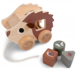 Filibabba Pull along toy - Henning the hedgehog - (FI-03369) Filibabba Pull along toy - Henning the hedgehog - (FI-03369)