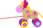 Goki Horse, pull-along animal Clahra, Susibelle - (54944)