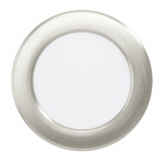 Eglo FUEVA 5 RECESSED - Brushed Steel - 117mm diameter, 26mm height Eglo FUEVA 5 RECESSED - Brushed Steel - 117mm diameter, 26mm height