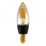 Eglo E14 C35 spiral, amber - TW - Zigbee, Bluetooth Eglo E14 C35 spiral, amber - TW - Zigbee, Bluetooth