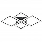 Eglo Paranday-Z ceiling lamp w/squares black 47x43 - TW - Zigbee, Bluetooth Eglo Paranday-Z ceiling lamp w/squares black 47x43 - TW - Zigbee, Bluetooth