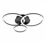 Eglo Paranday-Z ceiling lamp w/circles black 54.5x44.5 - TW - Zigbee, Bluetooth Eglo Paranday-Z ceiling lamp w/circles black 54.5x44.5 - TW - Zigbee, Bluetooth