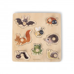 Filibabba Wooden silhouette puzzle - Forest friends - (FI-03370)