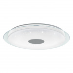 Eglo Totari-Z ceiling lamp chrome and white with crystal effect Ø77 - TW - Zigbee, Bluetooth Eglo Totari-Z ceiling lamp chrome and white with crystal effect Ø77 - TW - Zigbee, Bluetooth