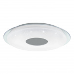 Eglo Lanciano-Z ceiling lamp chrome and white with crystal effect Ø45 - TW - Zigbee, Bluetooth Eglo Lanciano-Z ceiling lamp chrome and white with crystal effect Ø45 - TW - Zigbee, Bluetooth