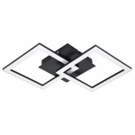 Eglo Paranday-Z ceiling lamp w/squares black 52.5x31 - TW - Zigbee, Bluetooth Eglo Paranday-Z ceiling lamp w/squares black 52.5x31 - TW - Zigbee, Bluetooth