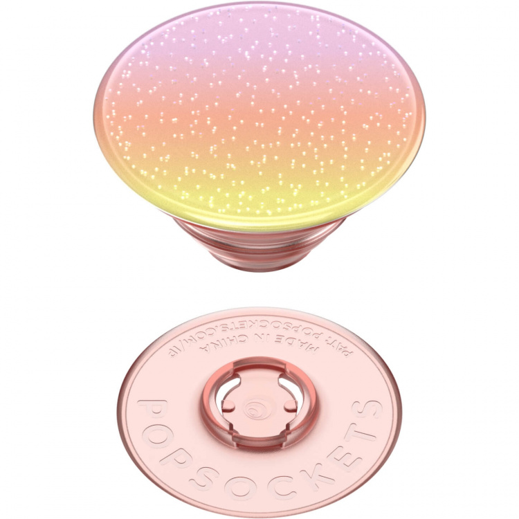 PopSockets Phone Holder PopGrip Original Glitter Aura Sunrise