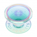 PopSockets Phone Holder PopGrip Original Clear Iridescent PopSockets Phone Holder PopGrip Original Clear Iridescent