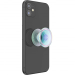 PopSockets Phone Holder PopGrip Original Clear Iridescent PopSockets Phone Holder PopGrip Original Clear Iridescent