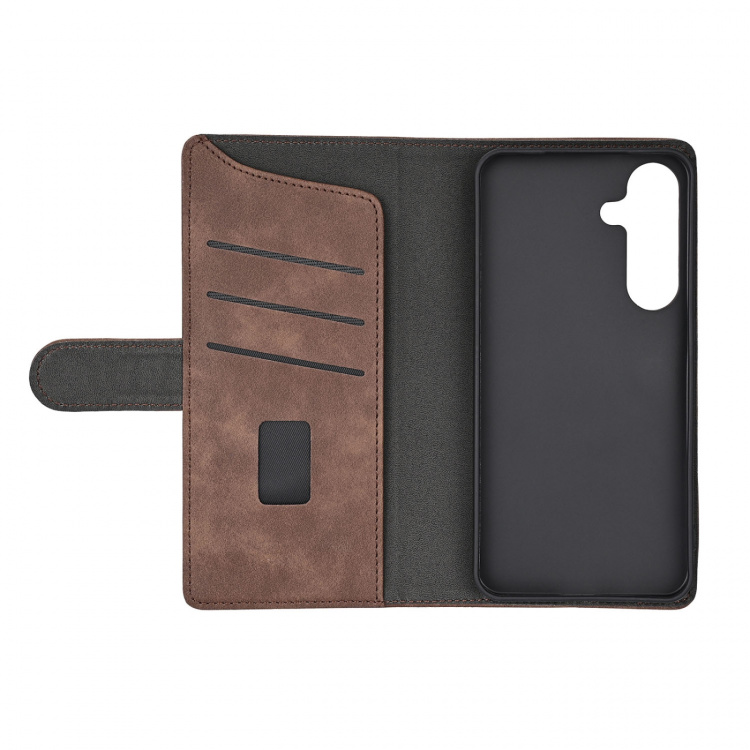 Gear Wallet Samsung S25+ 5G Classic 3 Card Recycled Brown