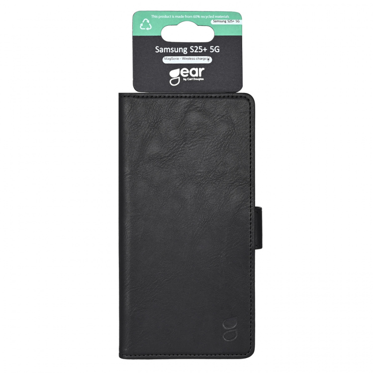 Gear Wallet Samsung S25+ 5G Classic 3 Card Recycled Black