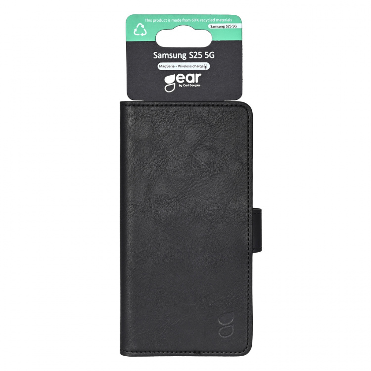 Gear Wallet Samsung S25 5G Classic 3 Card Recycled Black