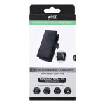Gear Wallet 2in1 Samsung S25+ 5G 3 Card Recycled Black