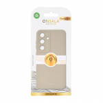 Onsala Phone Case Samsung S25 5G Back Silicone Touch Recycled Concrete