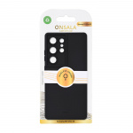 Onsala Phone Case Samsung S25 Ultra 5G Back Silicone Touch Recycled Black