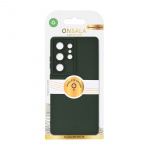 Onsala Phone Case Samsung S25 Ultra 5G Back Silicone Touch Recycled Olive Green Onsala Phone Case Samsung S25 Ultra 5G Back Silicone Touch Recycled Olive Green