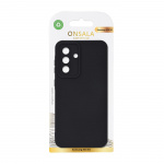 Onsala Phone Case Samsung A36 5G Back Silicone Touch Recycled Black Onsala Phone Case Samsung A36 5G Back Silicone Touch Recycled Black