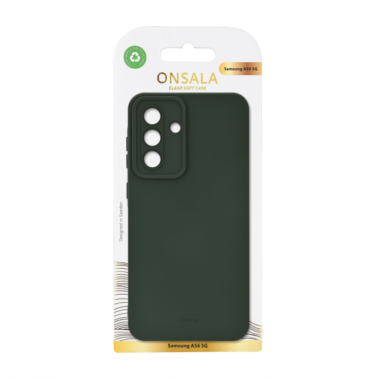 Onsala Phone Case Samsung A36/A56 5G Back Silicone Touch Recycled Olive Green