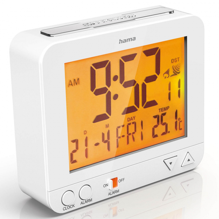 Hama Alarm Clock RC550 Radio White