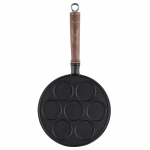 Maku Pancake Pan 7 Cups Black Maku Pancake Pan 7 Cups Black