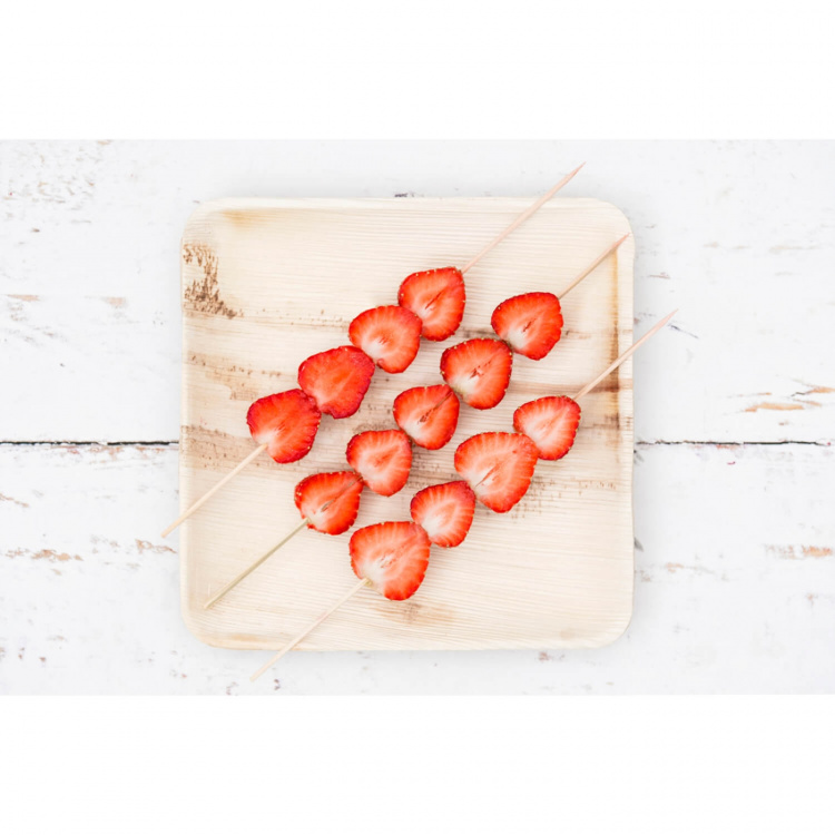 Maku Plate Palm Leaf 25x25cm 10 Pcs