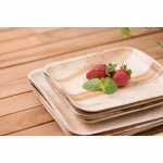 Maku Plate Palm Leaf 20x20cm 10 Pcs