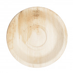 Maku Plate Palm Leaf Round 20cm 10 Pcs